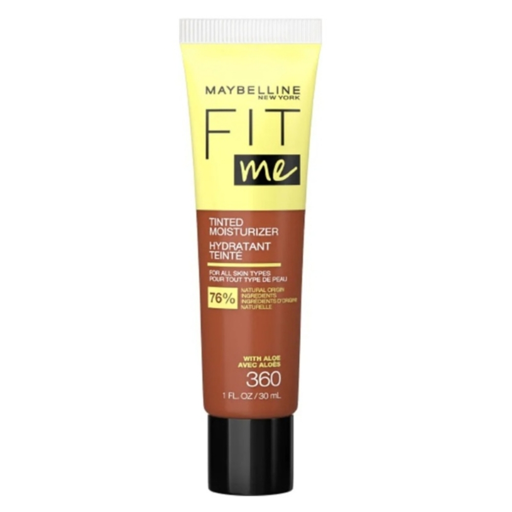 Maybelline Fit Me Tinted Moisturizer, Natural Coverage, Face Makeup 360
